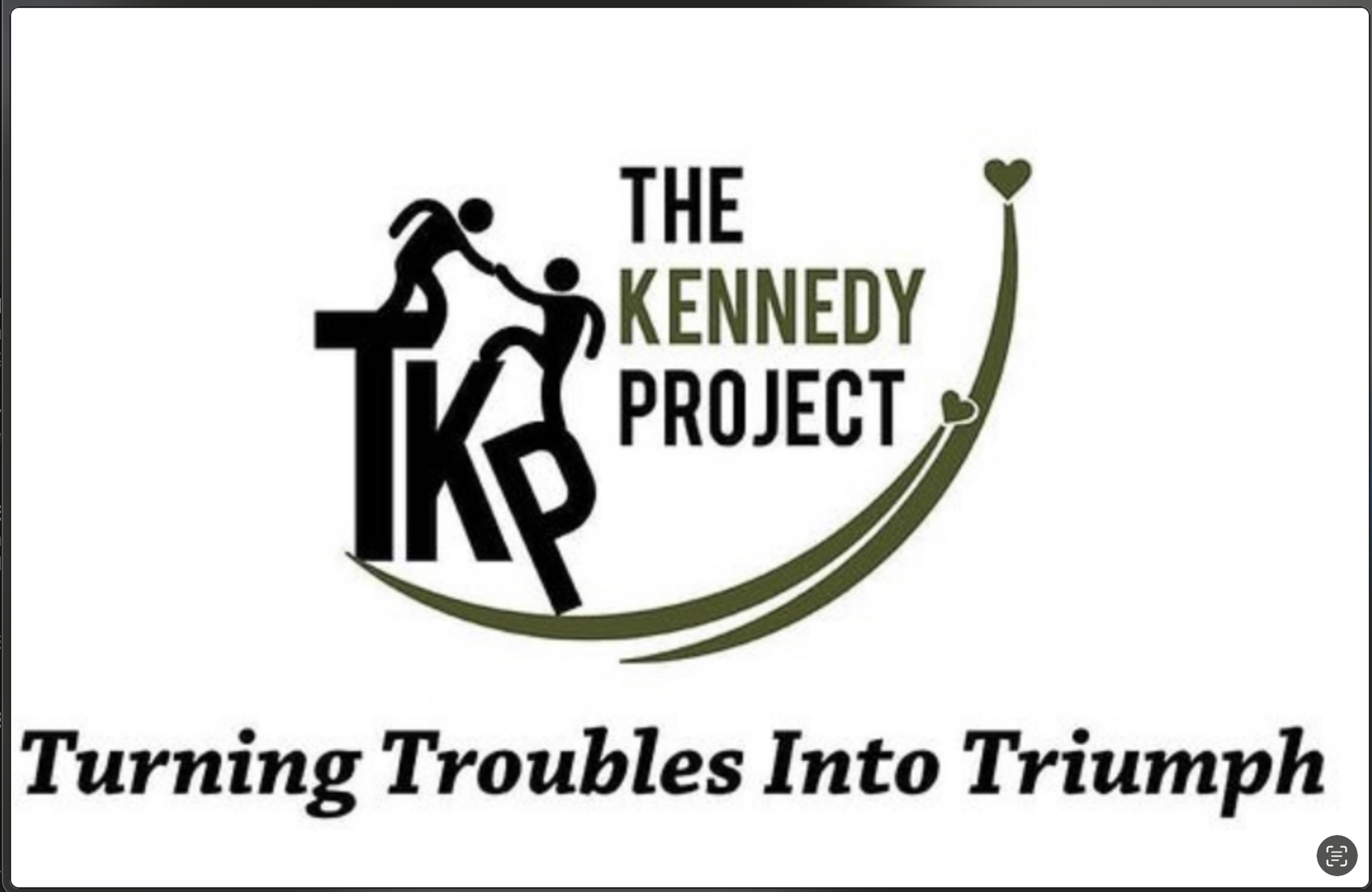 The Kennedy Project logo with tagline Turning Troubles Into Triumph